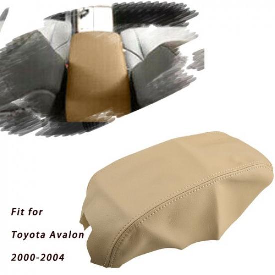 

For Toyota Avalon 2000-2004 Center Console Lid Leather Armrest Pad Cover Beige