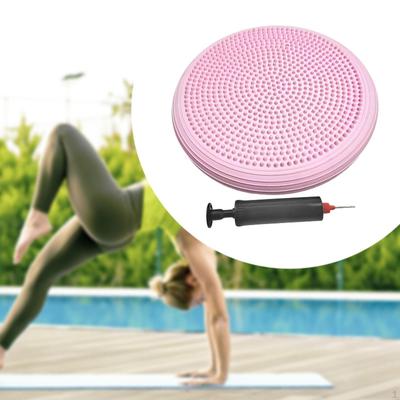 Tapete de Equilíbrio Almofada Plana Disco Assento Oscilante Espesso Inflável Yoga Estabilidade para Esportes,