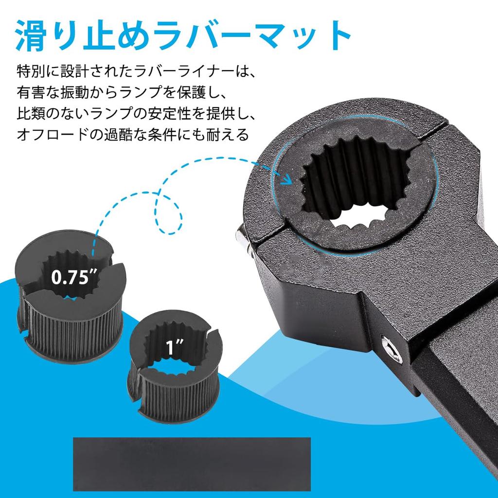 NORTHYUN Motorcycle Stay, Pipe Bracket, 0.75 /1/1.25 inch (20 mm to 31 mm) Diameter,