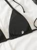 European and American 1011 New Swimsuit Three-point Beach Strap Triangle Cup Split Bikini Swimsuit