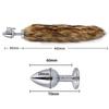 Sexy Fox Tail Anal Plug Anal Toy For Women Adult Sex Product Men Butt Plugs Stainles Steel Anal Plug Cosplay Sex Toys For Couple