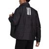 adidas Logo Print Zip-Up Cotton Jacket Men Jackets Black HG8758