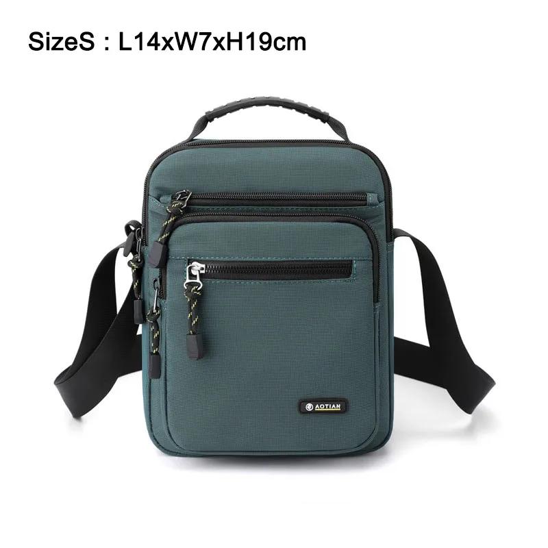 

Men Casual Small Handbag Waterproof Nylon Crossbody Bags 12inch Men s Business Office Messenger Bag Shoulder Flap Bag XA33C