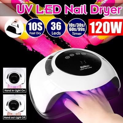 12036W LED UV Lamps Nail Dryer Fast Curing Speed Gel Light 12036W LED UV Lamps Nail Dryer Fast Curing Speed Gel Light