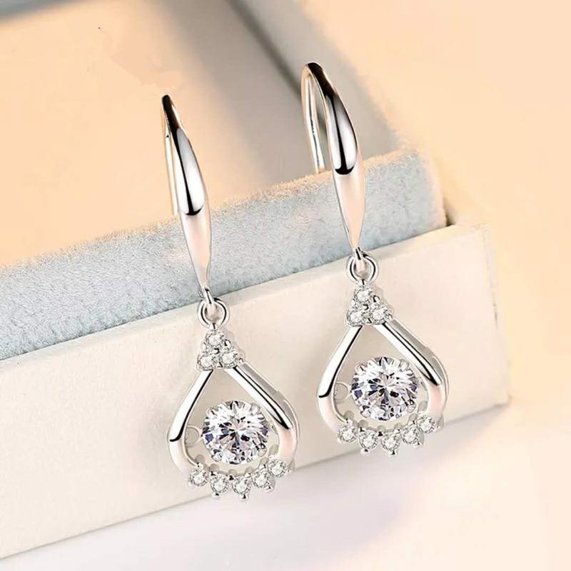 Sace Gems Classic Copper Alloy Zircon Earrings for Women Wedding Party Gifts