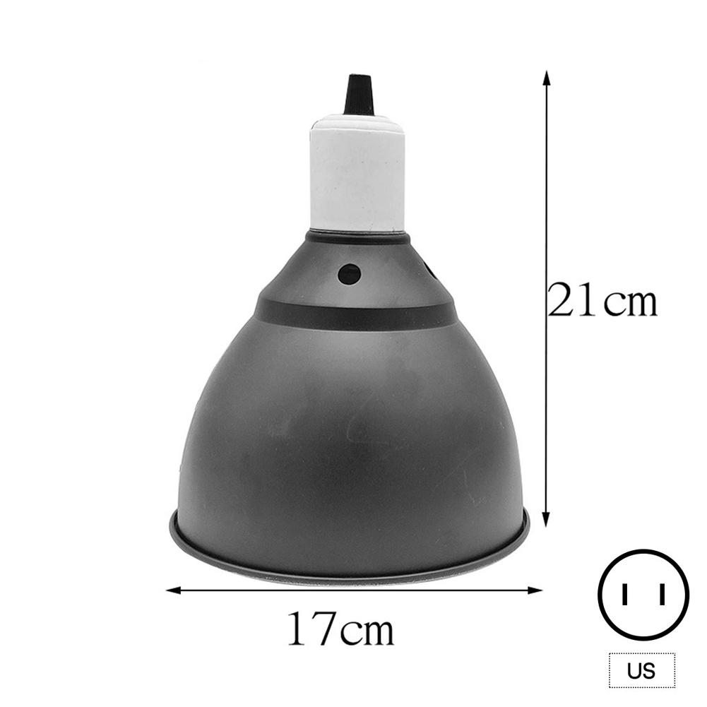 Reptile Heating Lampshade 110V 220V Lizard Snake Climbing Pet Insulation Heating Lamp Pet Heat-resistant Heating Lamp Holder
