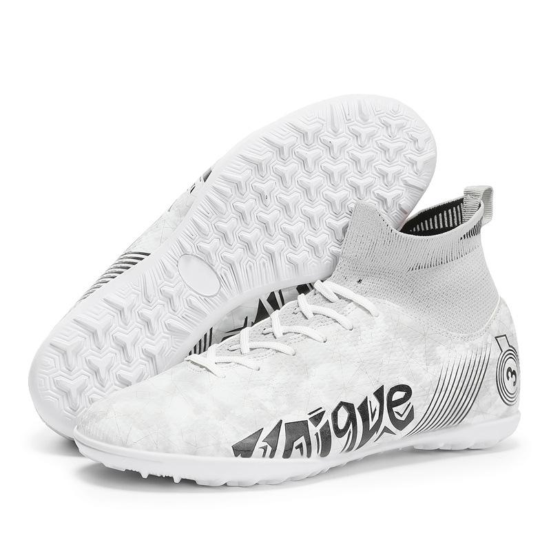 Male Adult Children's Football Shoes TF Short Nails Broken Nails Long Nails Large Size High Top Grass Training Shoes