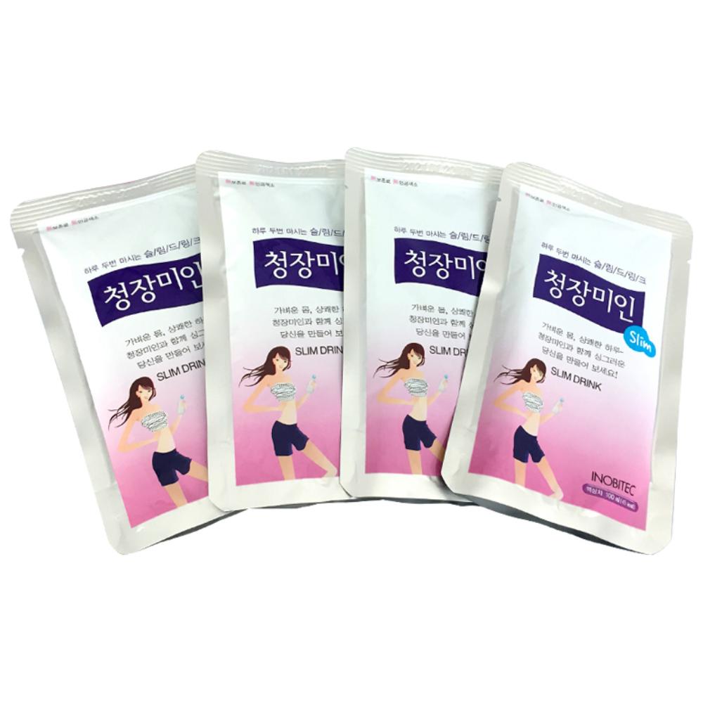 Cheongjangmiin Slim Drink 100ml 4 pcs Ingredients: may be subject to change at the manufacturer’s discretion. For the most | 100ml 4 pcs