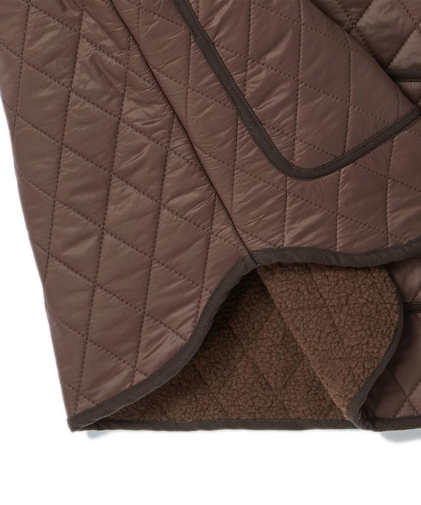 Beyond Closet 1Lp Patch Point Quilted Vest Brown
