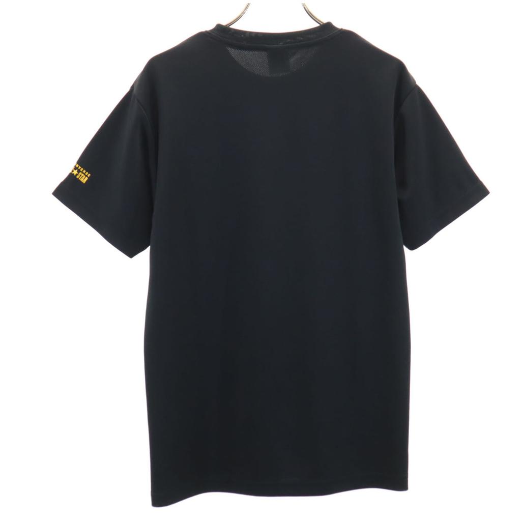 CONVERSE Short sleeve T-shirt S black Men's Used