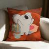 Anime Koala Creative Cartoon Pillow Case Pillowcase, Double-sided Printed, Sofa Cushion, Bedroom Headboard Pillow