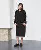 Sys A Fog Layered Midi Skirt [Black]