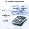 POCKAM P10 10.1 inch Tablet, 48GB+128GB,  Android 16, 7000mAh, 90Hz, Dual Speakers, Headphone, Tablet with Keyboard, Pen, Case