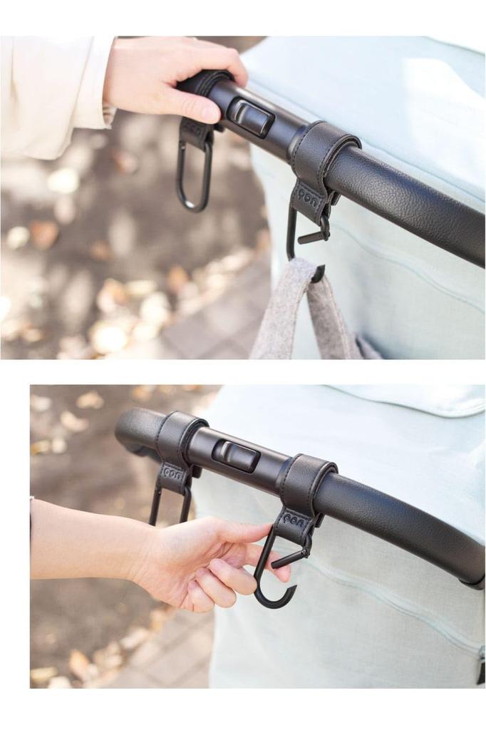 Stroller Stroller Buggy Stroller Set of 2 Hooks, Hooks, Hooks, Carabiners, (Black)