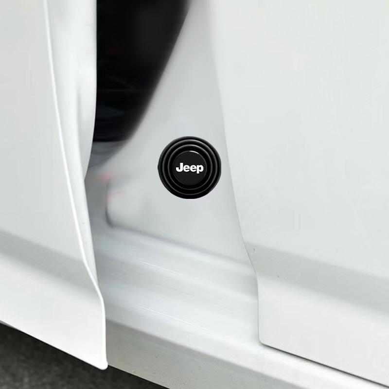 Bil Dörr Anti-Kollisions Silikonkuddar Stötdämpande Packning Lämplig för Jeep Patriot Liberty Renegade Compass Grand Cherokee Wrangler