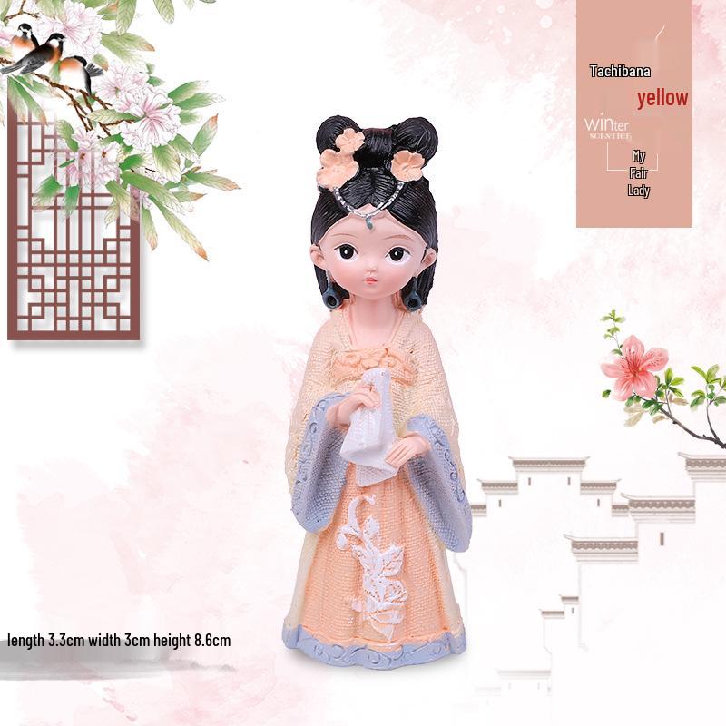 

Creative Resin Hanfu Princess Retro Decoration – Girls Birthday Gift Single