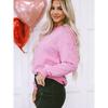 Fashion Stylish European and American Pearls Long Sleeve Pullover Hoodie