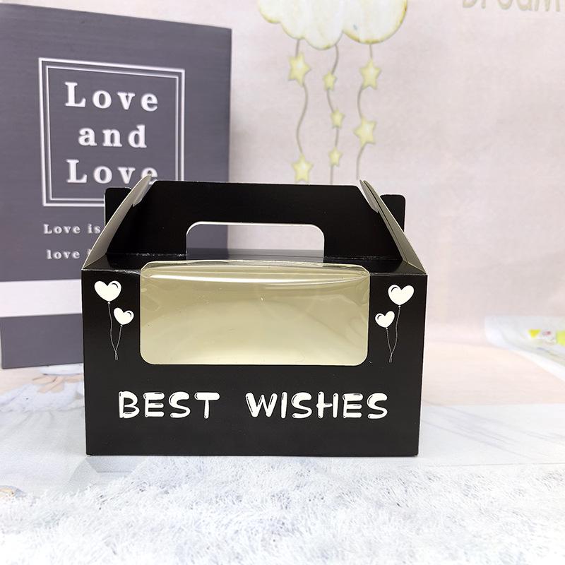 Cupcake & Muffin Box with Transparent Window for Desserts