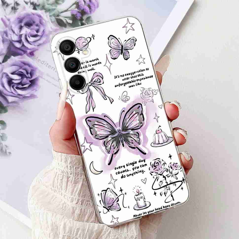 For Samsung Galaxy A16 5G Casing SM-A166B Popular Painted Back Cover Soft Silicone Phone Case For Samsung A 16 A16 5G TPU Fundas