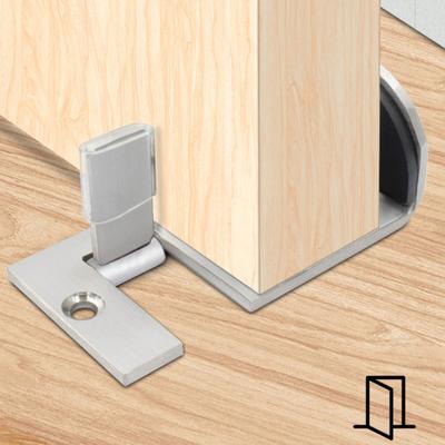 Yousheng Fermaporta in Acciaio Inossidabile Protezione Muro Metallo Pesante Adesivo Senza Foratura Antivento Anticollisione Moquette Piastrella Cemento Legno