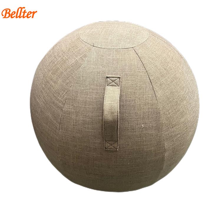 Anti-Burst Cotton Linen Yoga Ball Cover (55/65/75/85 Cm) - Durable, Anti-Dirt, No Pilling