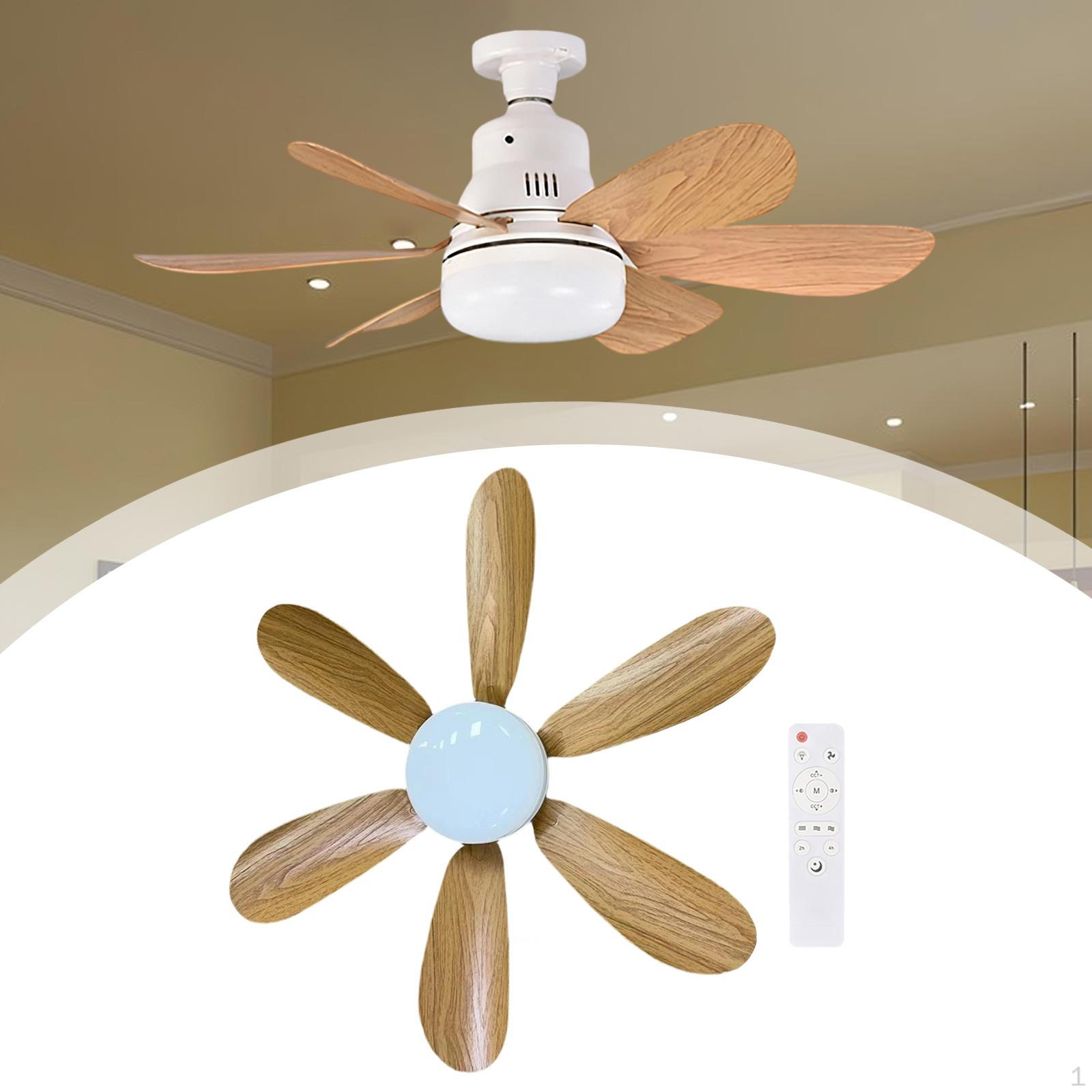 

Socket Fan Light 3 Colors Screws into E27 for Patio Dining Room Small Rooms
