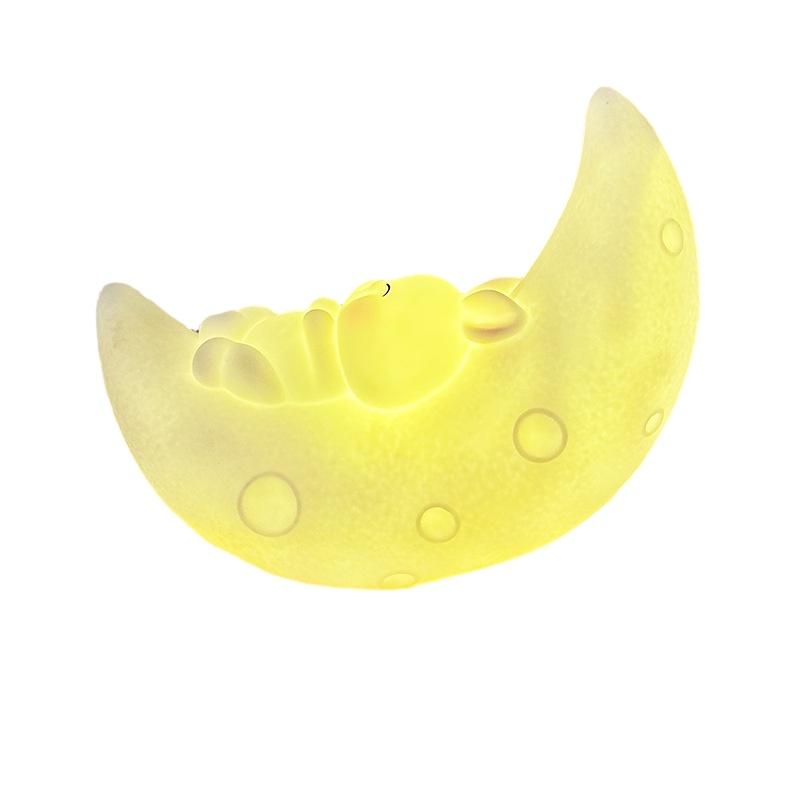 

Кролик Мультяшный Ночник Луна Общежитие Спальня Прикроватная Лампа Декор Украшения