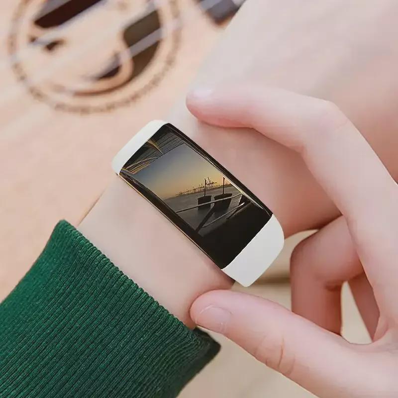 

Умный водонепроницаемый фитнес-браслет SL11: Пульс, артериальное давление, цветной экран, шагомер, спортивные часы унисекс. чёрный