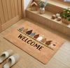 2D Flat 1pc Chick Pattern Doormat, Rustic Style, Suitable for Bedside Indoor Doorway Bathroom KitchenEntryway Home Decor Mats