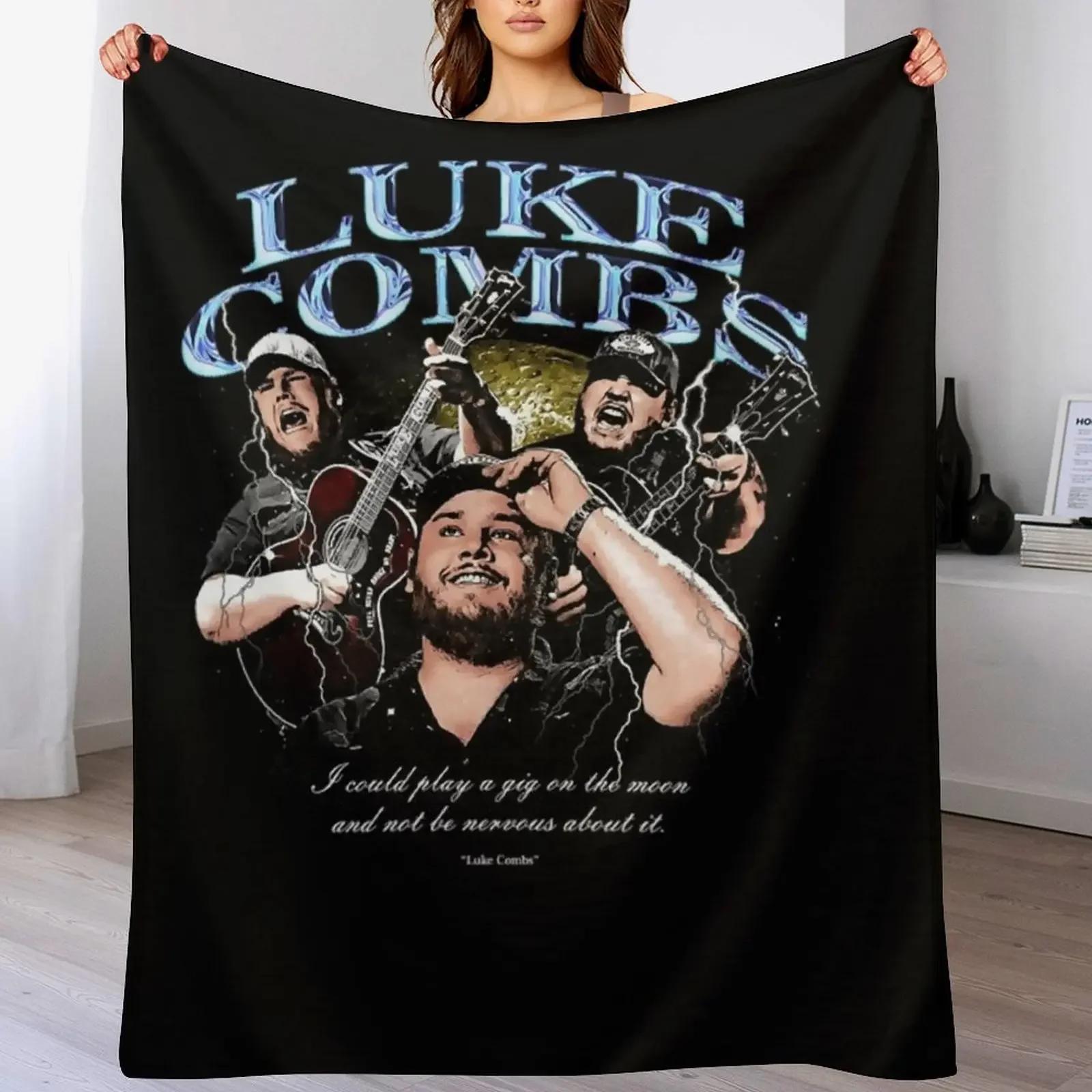 Luxury Weighted Throw Blanket with Luke Music Combs Design for Cozy Comfort 75X95CM