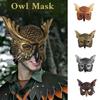 PP Material Full Face Mask Scary Style Halloween Costume Mask Animal Head Mask  Mardi Gras
