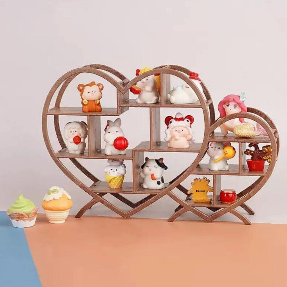 DIY Dollhouse Miniature Bogu Mini Furniture Model Display New Stand Storage Rack