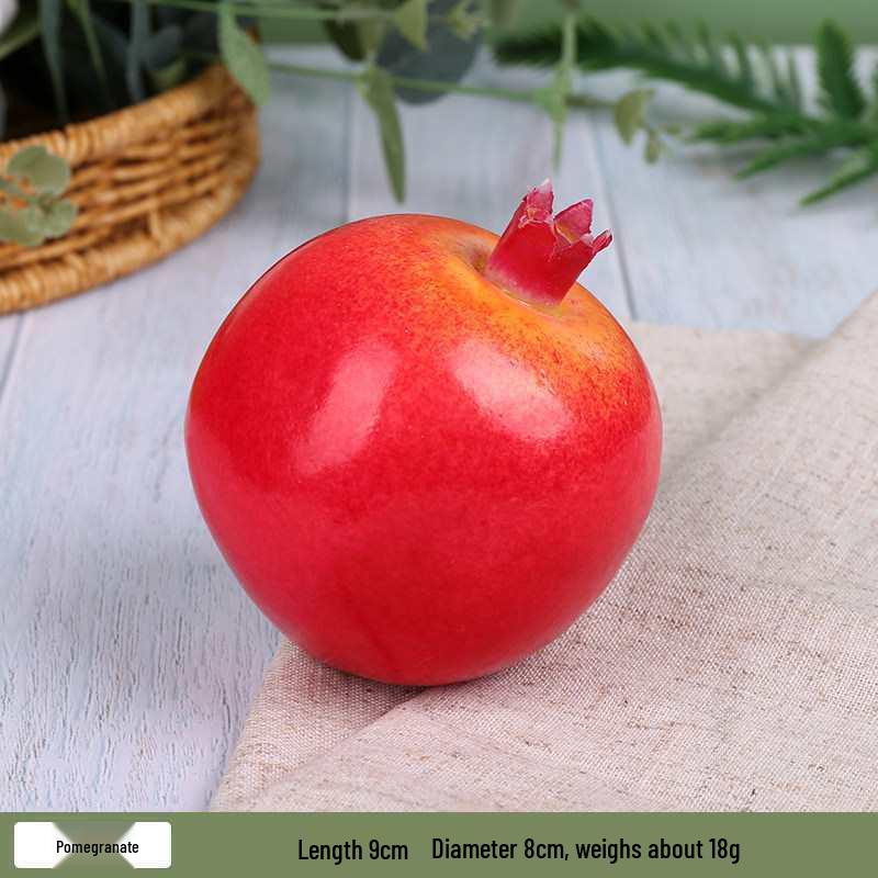 Foam Fruit Model Set: Educational Toy & Display with Plastic Apples, Bananas, Grapes for Kids