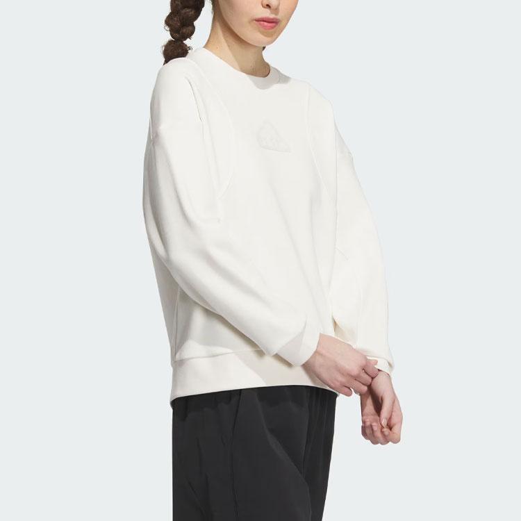 New Adidas CITY ESCAPE Sweatshirts Women's Pink White IP7072