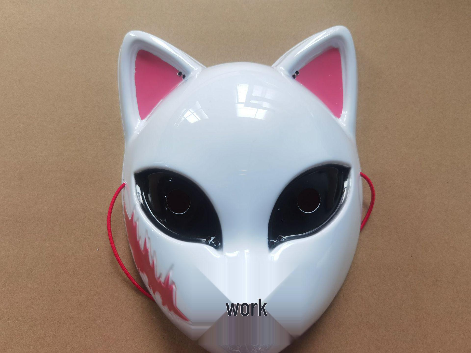 

Tanjiro & Sabito EL Light-Up Mask - Demon Slayer Cosplay Accessory