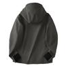 Men's Outdoor Leisure Hooded Sports Waterproof Charge Stone Plus Fleece Windproof Hooded Coat