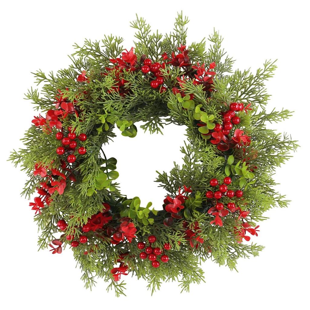 Eucalyptus & Red Fruit Wreath