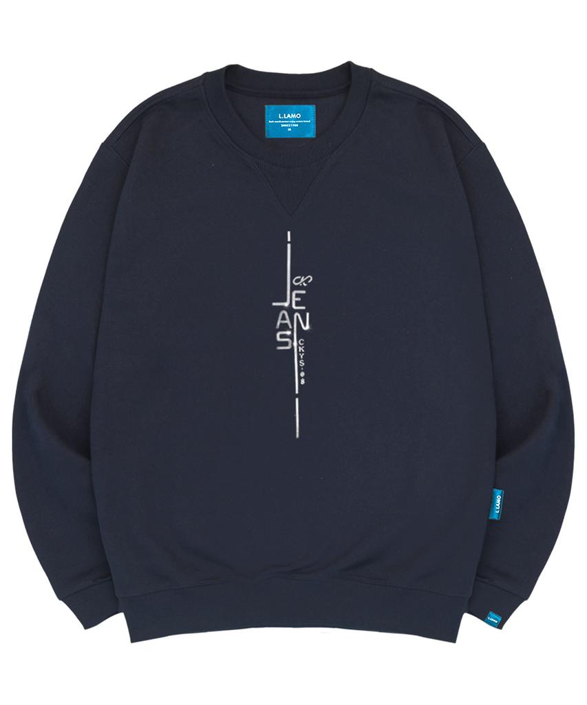 Ellamo Fleece-Lined Medium Silver Jeans Sweatshirt Unisex Plus Sizes S~4Xl (Type A)