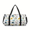 Cartoon-Dinosaurier-Muster-Druck Große Kapazität Gepäcktasche Für Jungen/Mädchen Beste Geschenke 2D Cartoon Outdoor Fitness Tasche Für Kinder
