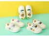 Babu Dou Plush-Lined Non-Slip Toddler Shoes for Boys & Girls, Winter Warmth with Soft Sole.