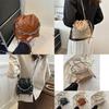 Fashionable Spring New Microfiber Bucket Bag With Stylish Quilted Design For Women