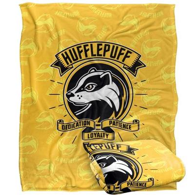 Dedication, Patience, Loyalty Hufflepuff Blanket