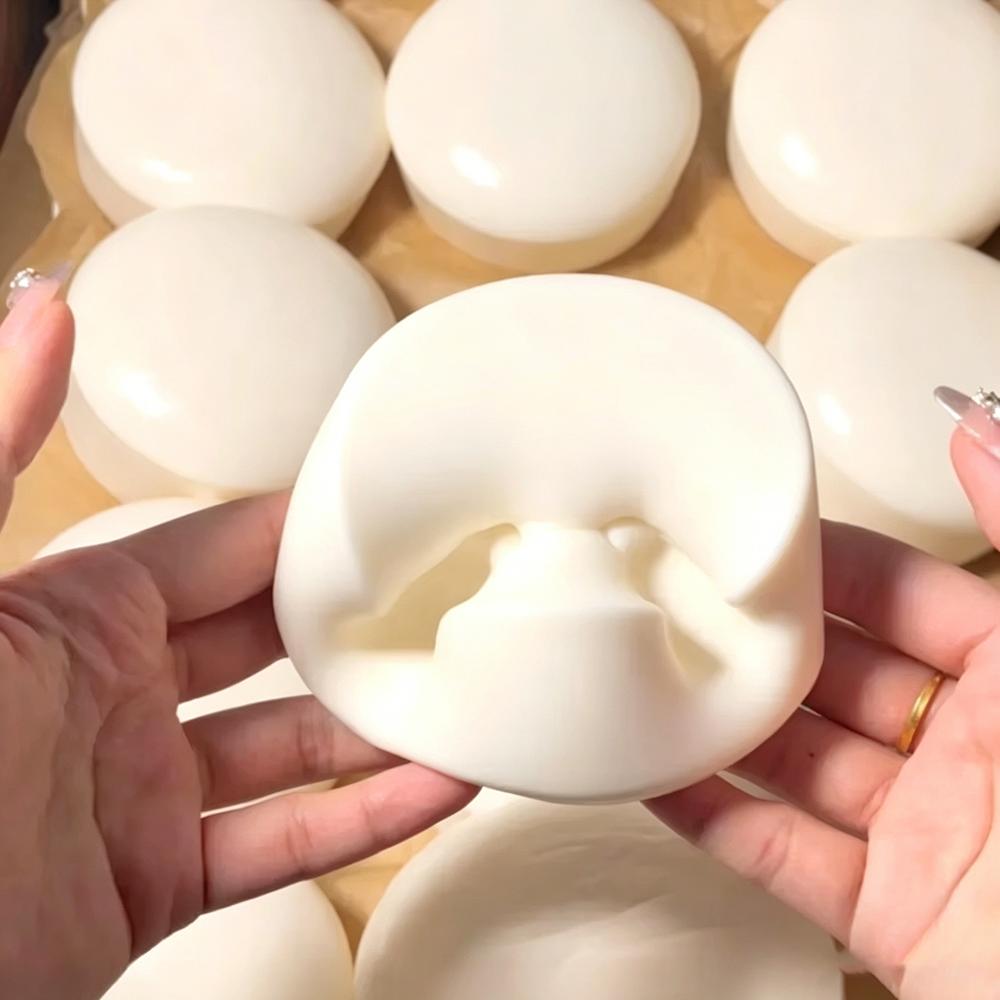 Slow Rising Squishy Yogurt Bread Cake Squeeze Toy Soft Stress Relief Fidget Sensory Toys Cute Squishies Anti-Anxiety Relax Gift