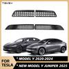 For Tesla Model Y 2020-2024 New Juniper Launch 2026 Car Lower Bumper Anti Insect Net Anti Dust Proof Inner Vent Grille Cover
