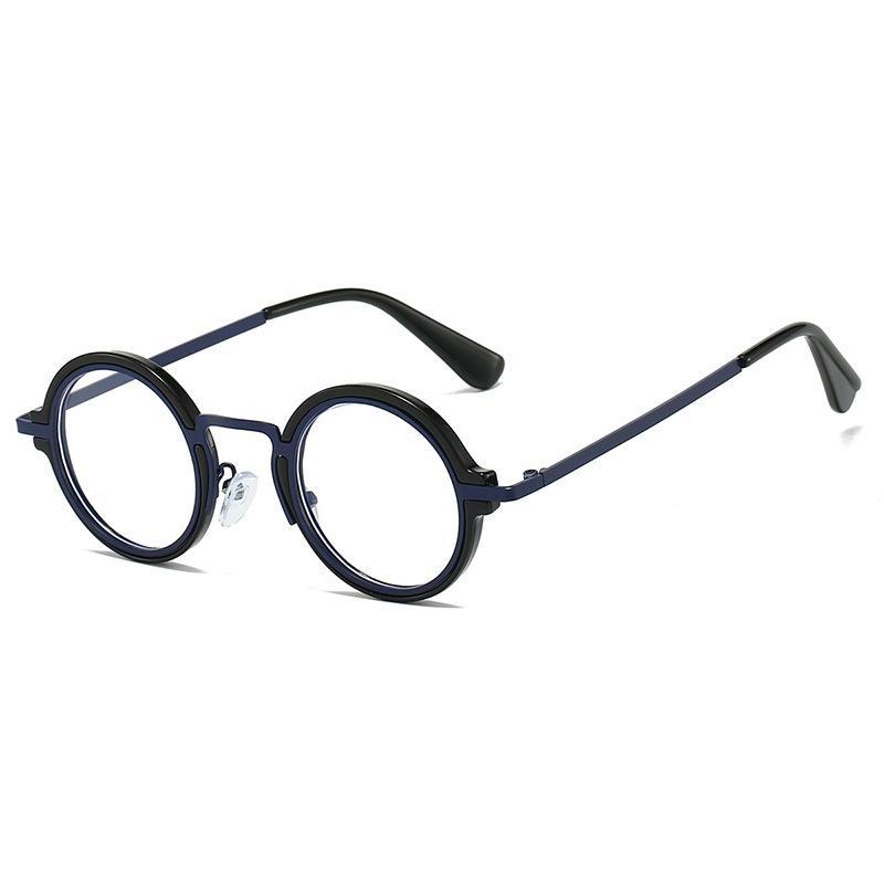 Anti Blue Light Round Glasses Women Vintage Luxury Women's Eyeglasses Frame Men Optical Lenses Frames Man Trends Optical Frame