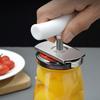 Manual Bottle Opener Stainless Steel Jar Opener Ergonomic Handle Bottle Opener One-Hand Use Adjustable Kitchen Gadget for Seniors