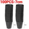 50/100PCS Plastic Black Seedling Nursery Pots Seed Grow Bags Flower Plant Breathable Container Garden Vegetable Planting Pots