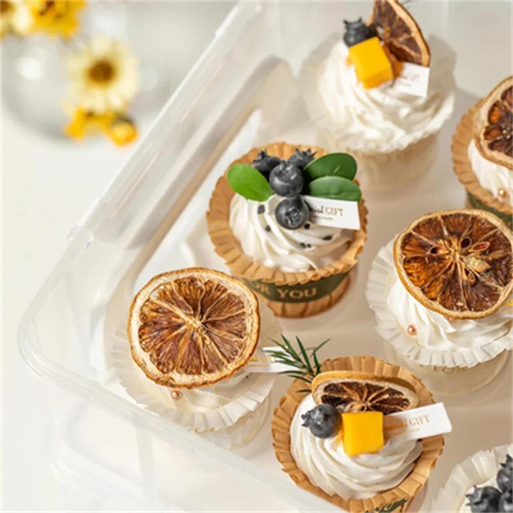 30pcs-cupcake cup heat resistant Paper Cup Cup oil-proof Muffin Cup Top Hat Cup baking mold household chiffon paper cup