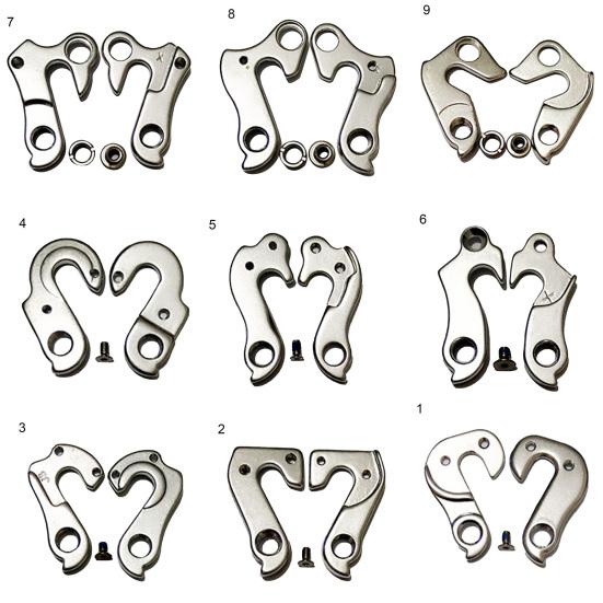 Derailleur Hanger Aluminum Alloy Rear Derailleur Hanger Tail Hook for Bicycle