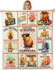 Cartoon Capybara Throw Blanket TwinCapybara BlanketCapybara Animals Lovers Fleece Blanket Kawaii Animals Sherpa Blanket